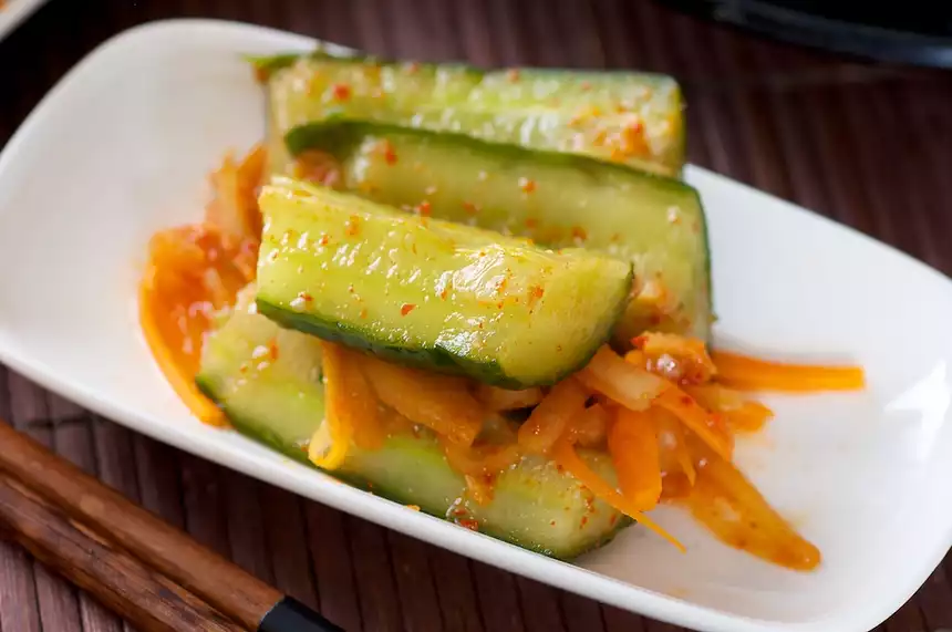 Korean Cucumber Kimchi