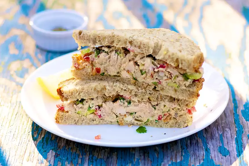 Jalapeño Chicken Salad for Two