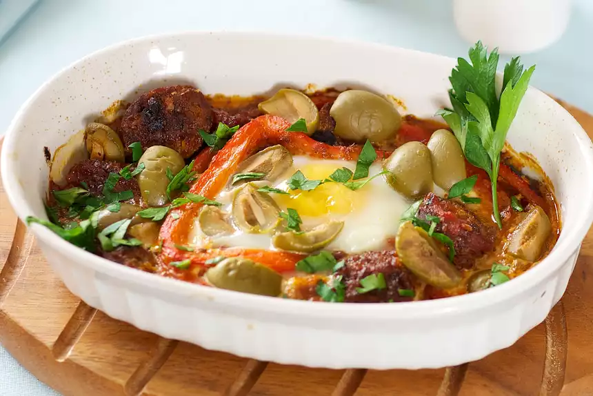 Spanish Baked Eggs