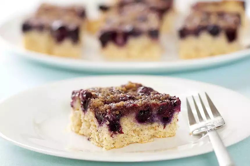 Blueberry Crunch Coffee Cake