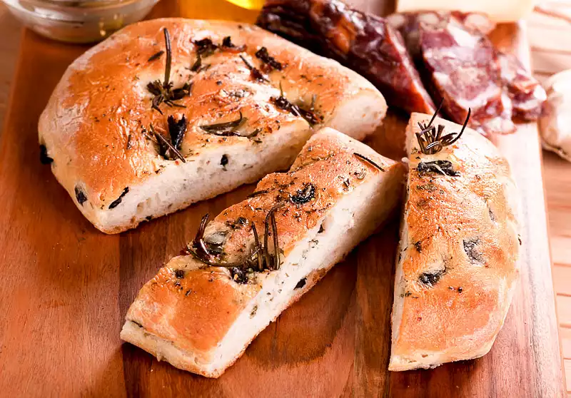 Yummy Bread Machine Focaccia