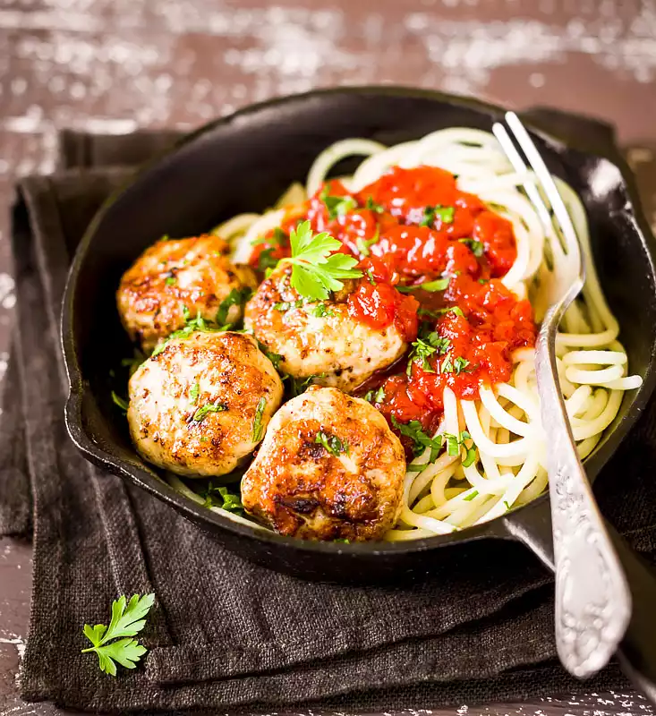 Chicken Cacciatore Meatballs
