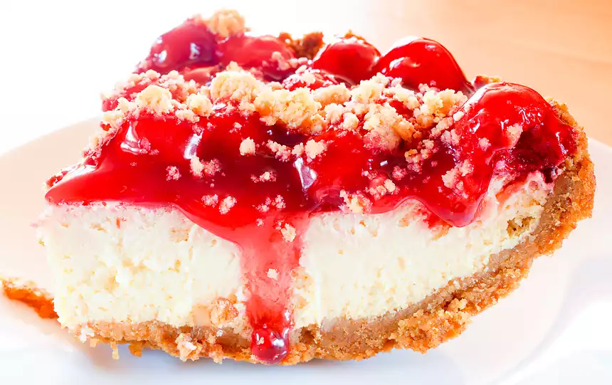 Mom's Easy Cherry Cheesecake
