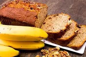 Oatmeal Banana and Walnut Bread