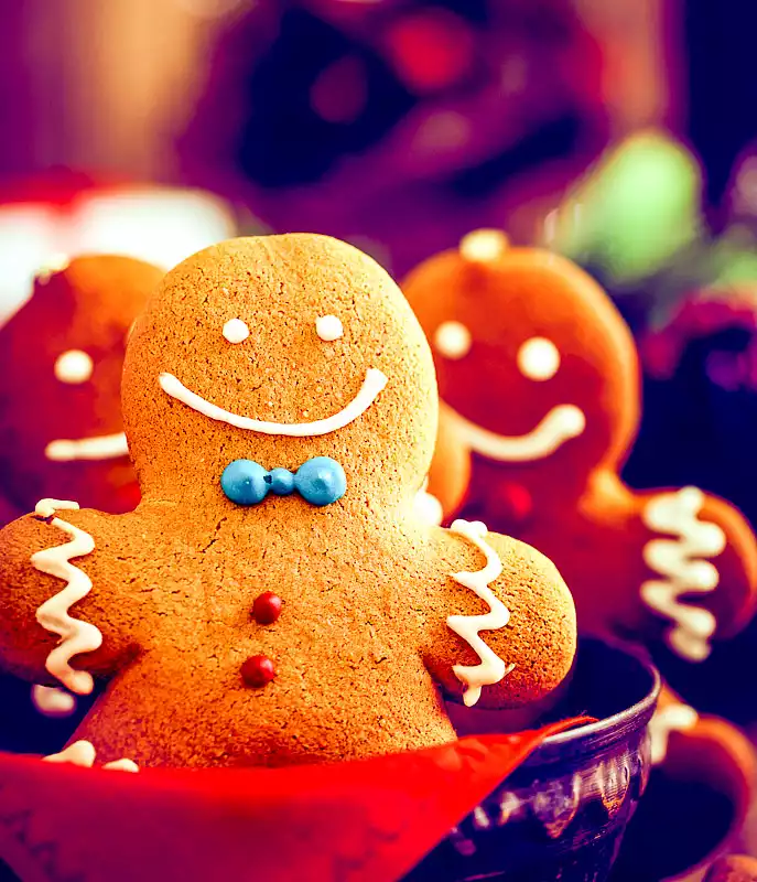 Decorated Spice Cookies
