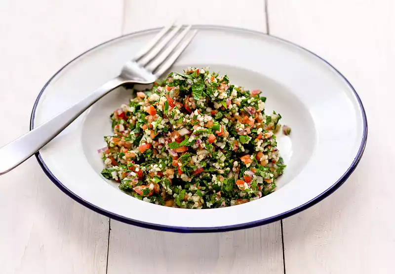 Easy Garlicky Tabouli