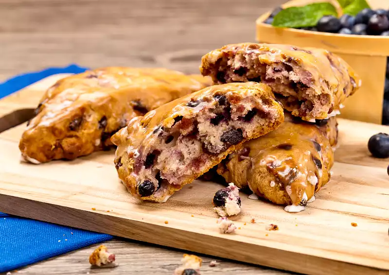 Whole Wheat Blueberry Scones