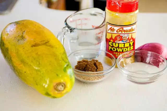 Mustard Seed and Papaya Chutney